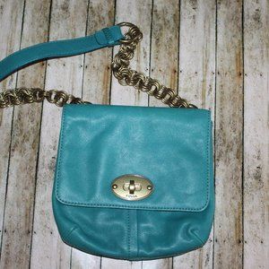 FOSSIL SUMMER PURSE TEAL TURQ